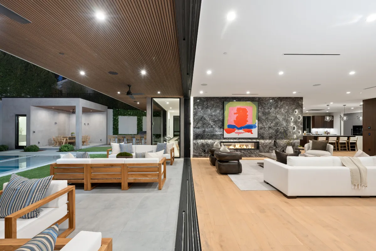Full home remodeling project in Los Angeles with cohesive interior updates