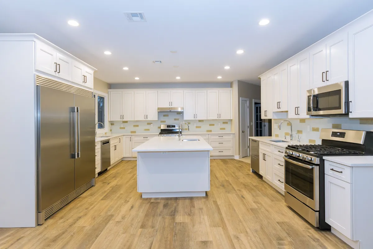 Kitchen remodeling project in Los Angeles with improved flow and finishes